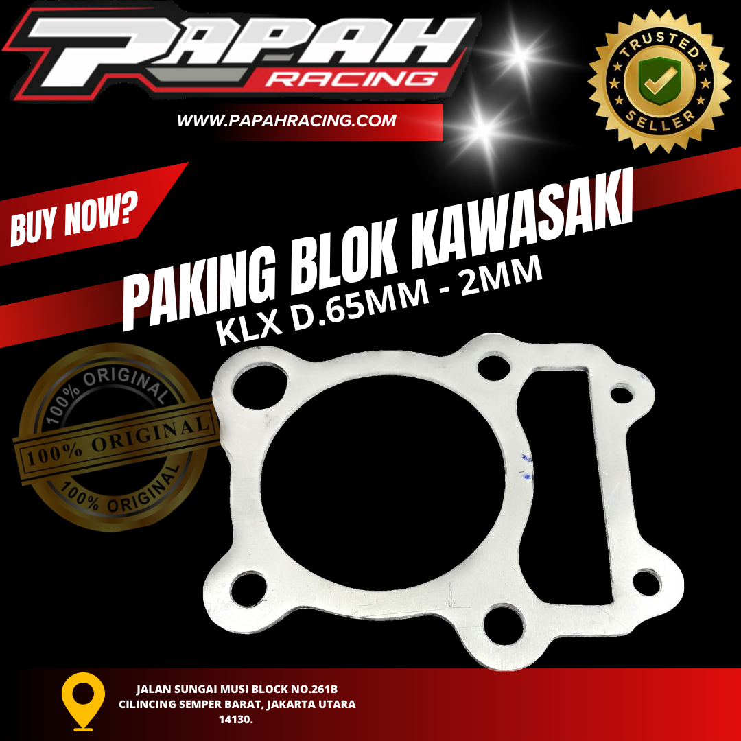 PAKING BLOK KAWASAKI KLX D.65 - 2MM